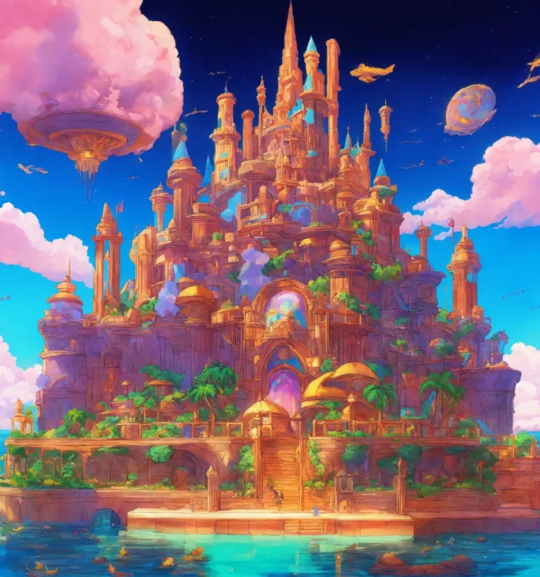 Aurora Bastion Above Worlds