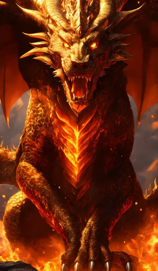 The Ember-Eyed Sorcerer Beast