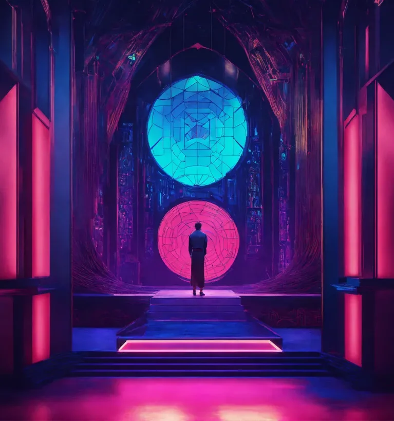 The Holographic Rune Plaza